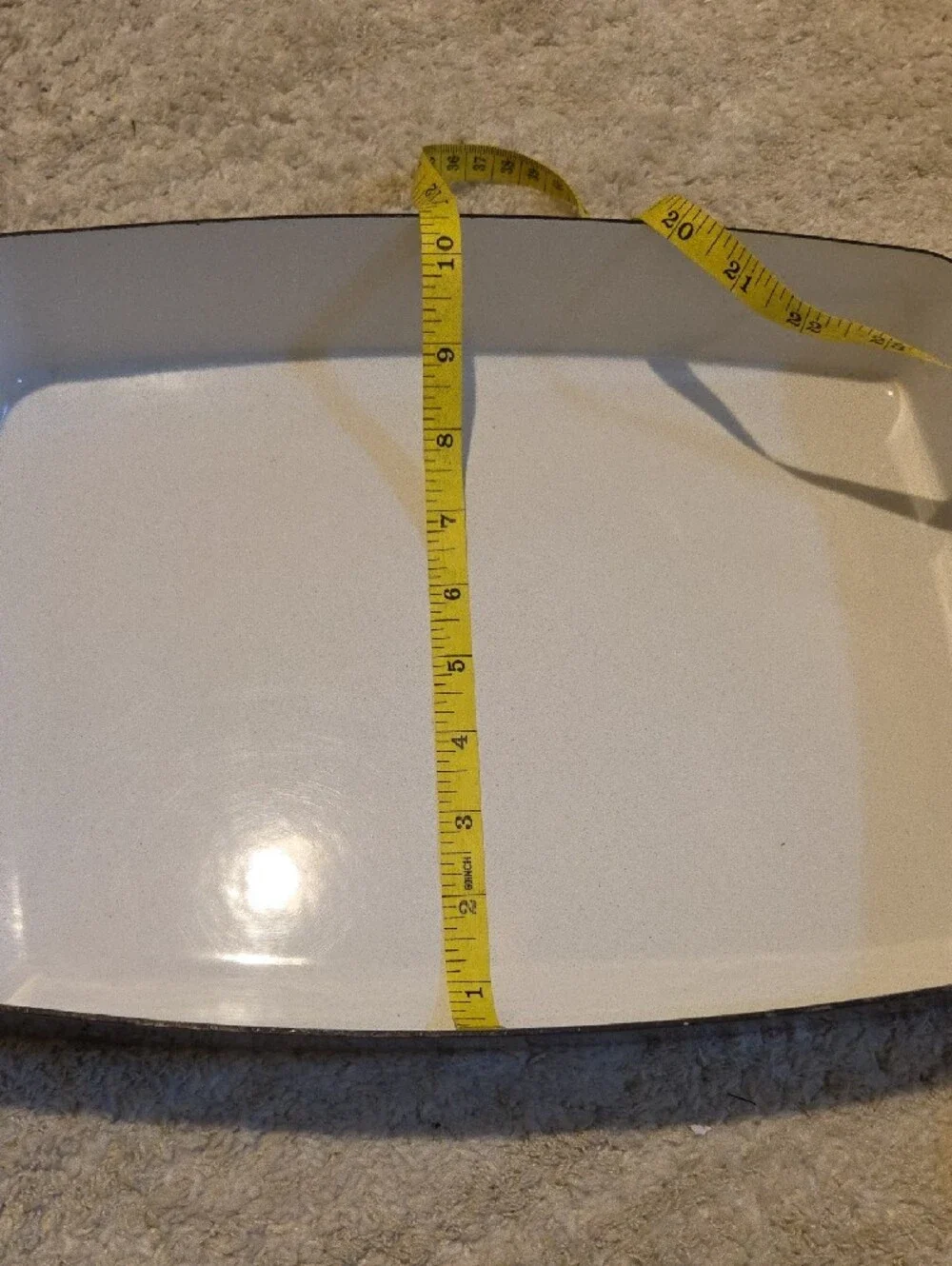Vintage Dansk Kobenstyle  Large baking dish in a brown enamel